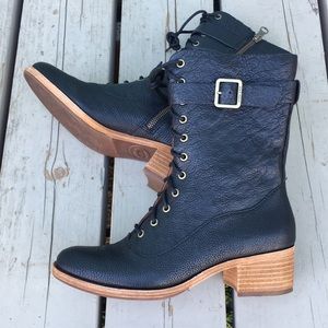 Kork-Ease black lace up boot 7.5 Mona